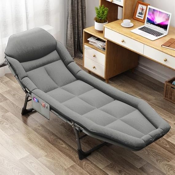 🛋️ OrtoRelax Pro® – Espreguiçadeira Reclinável Multiuso P/Descanso Aço Até 200kg