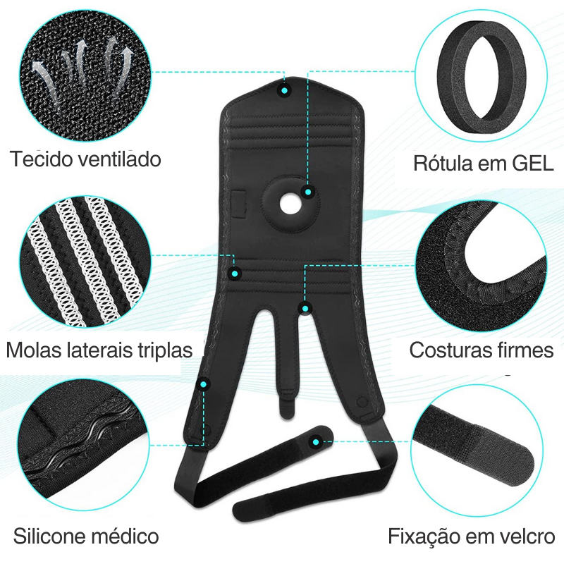 Joelheira PLUS SIZE - Proteção para pessoas acima de 120kg