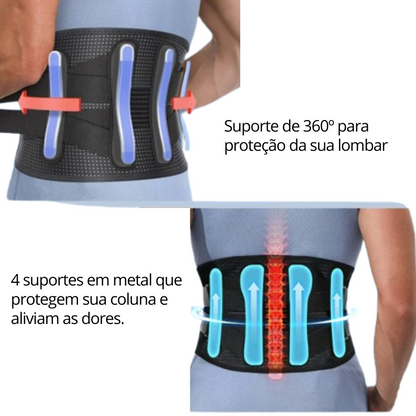 LombFit - Cinta Lombar Semirrígida de Proteção